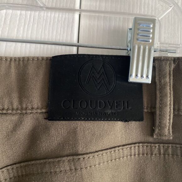 Cloudveil Wayfarer Green Trail Pants Men's size 32x32 Modern Straight Fit Gorp - Picture 5 of 7